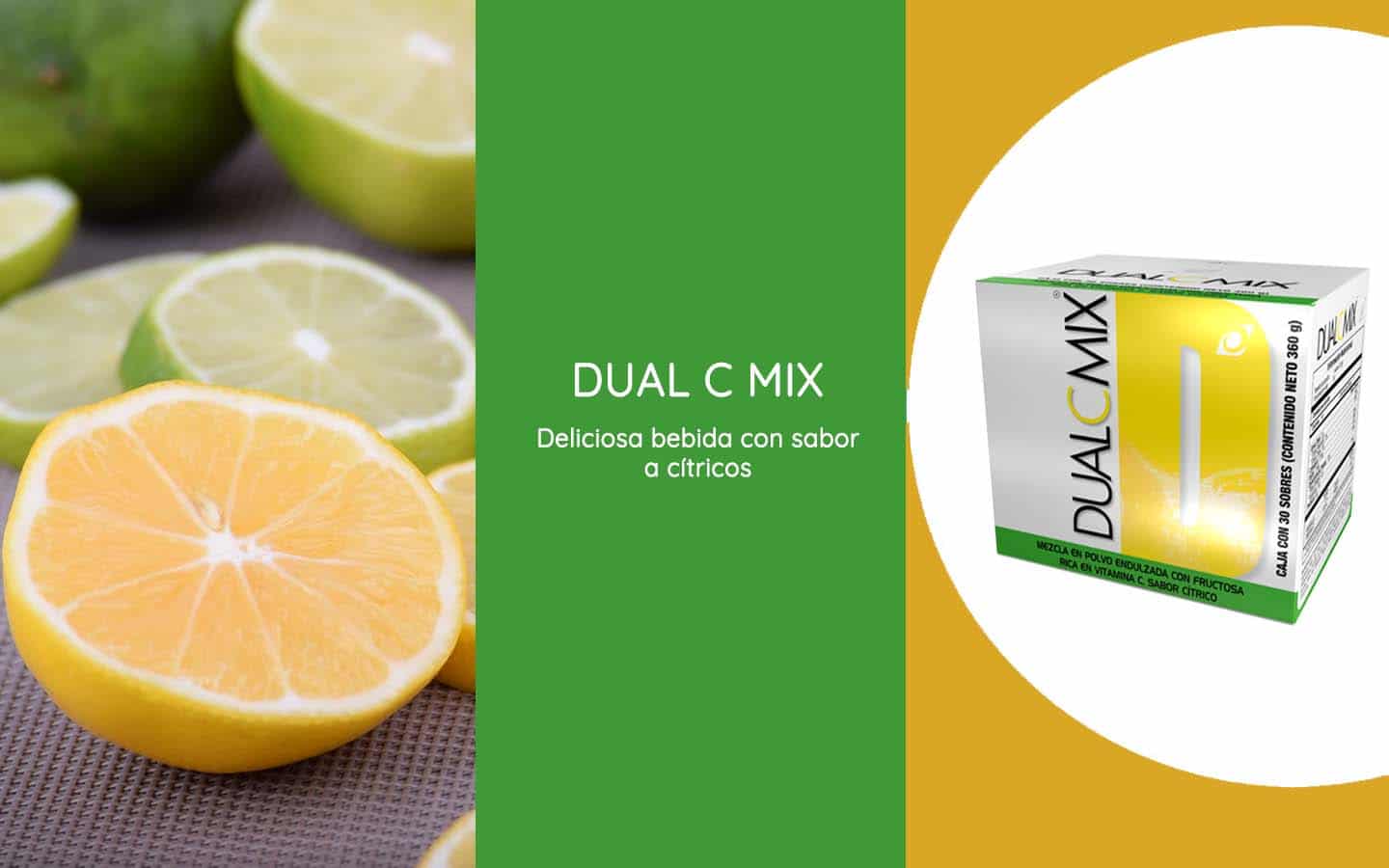 Dual C Mix es un producto de Omnilife rico en vitamina C